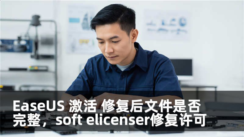 EaseUS 激活 修复后文件是否完整，soft elicenser修复许可