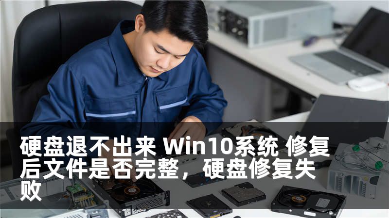 硬盘退不出来 Win10系统 修复后文件是否完整，硬盘修复失败