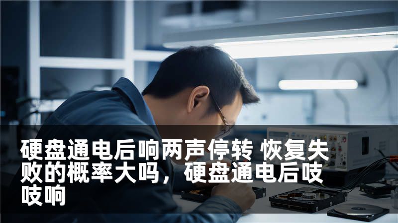硬盘通电后响两声停转 恢复失败的概率大吗，硬盘通电后吱吱响