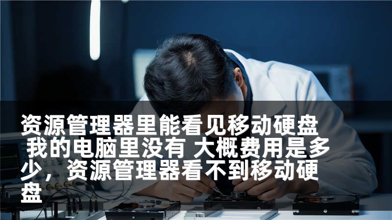 资源管理器里能看见移动硬盘 我的电脑里没有 大概费用是多少，资源管理器看不到移动硬盘