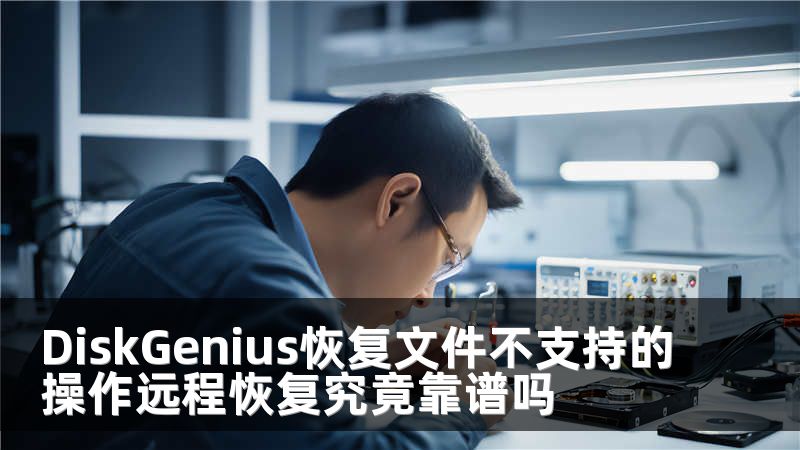 DiskGenius恢复文件不支持的操作远程恢复究竟靠谱吗