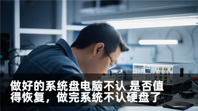 做好的系统盘电脑不认 是否值得恢复，做完系统不认硬盘了