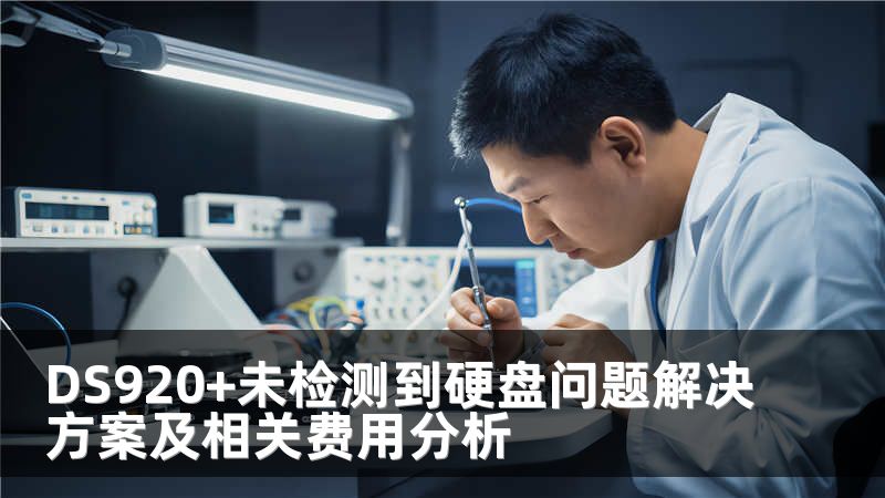 DS920+未检测到硬盘问题解决方案及相关费用分析