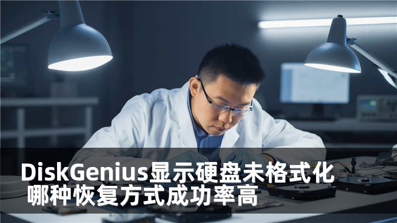 DiskGenius显示硬盘未格式化 哪种恢复方式成功率高