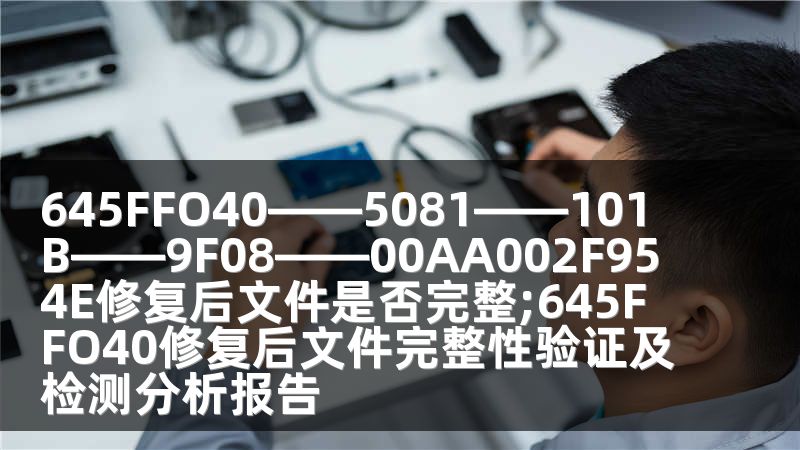 645FFO40——5081——101B——9F08——00AA002F954E修复后文件是否完整;645FFO40修复后文件完整性验证及检测分析报告