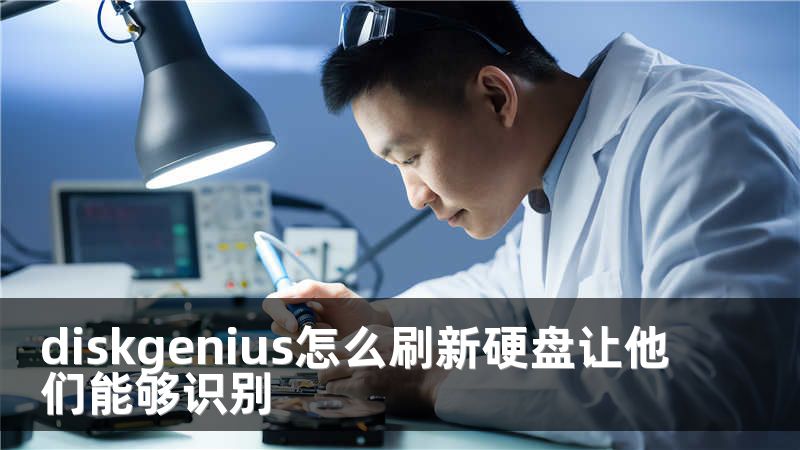 diskgenius怎么刷新硬盘让他们能够识别