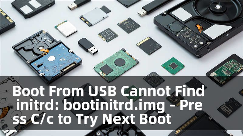 Boot From USB Cannot Find initrd: bootinitrd.img - Press C/c to Try Next Boot