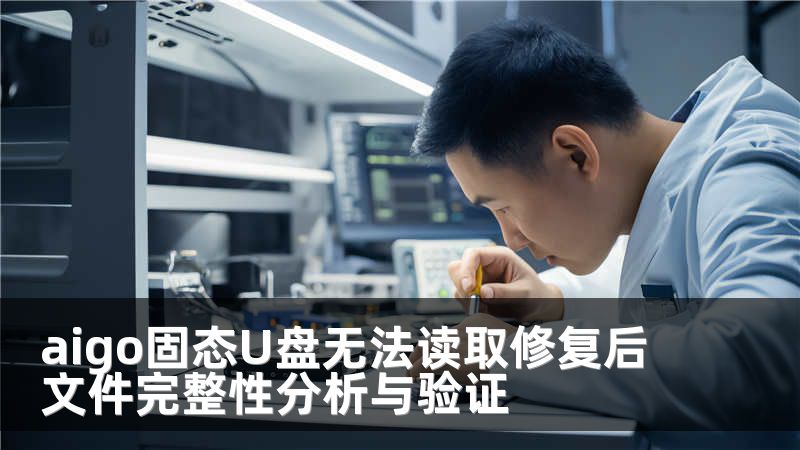 aigo固态U盘无法读取修复后文件完整性分析与验证