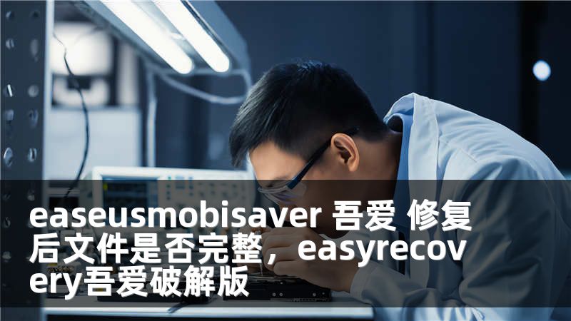 easeusmobisaver 吾爱 修复后文件是否完整，easyrecovery吾爱破解版