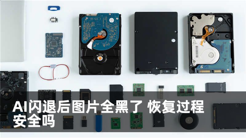 AI闪退后图片全黑了 恢复过程安全吗