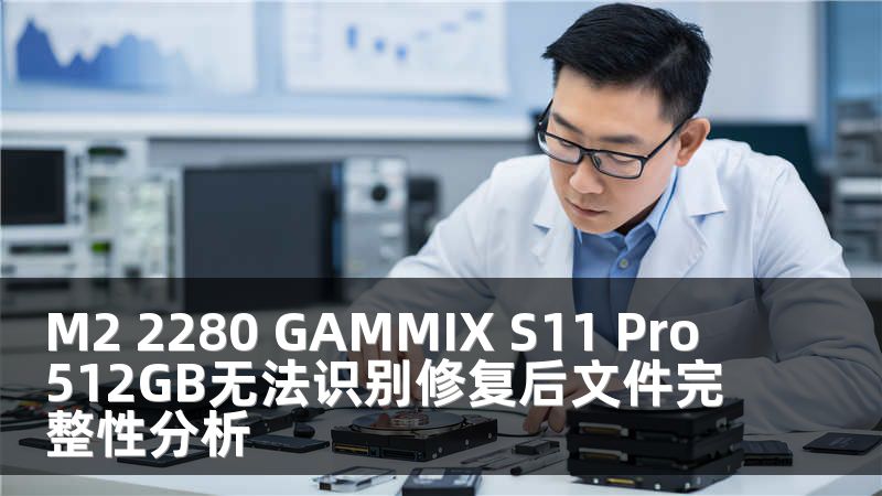 M2 2280 GAMMIX S11 Pro 512GB无法识别修复后文件完整性分析