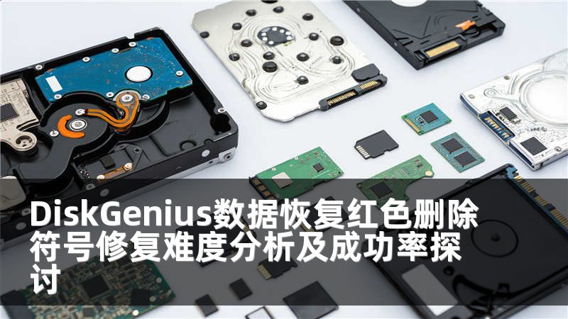 DiskGenius数据恢复红色删除符号修复难度分析及成功率探讨