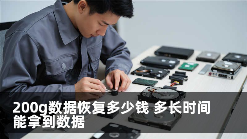 200g数据恢复多少钱 多长时间能拿到数据