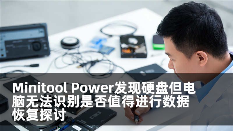Minitool Power发现硬盘但电脑无法识别是否值得进行数据恢复探讨