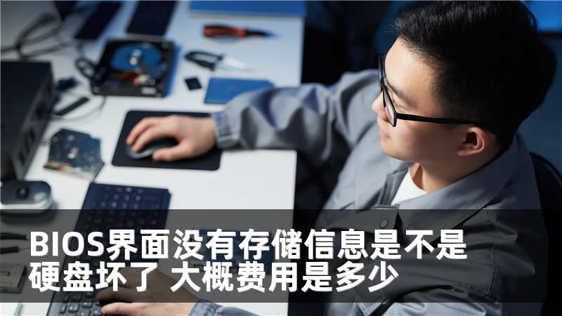 BIOS界面没有存储信息是不是硬盘坏了 大概费用是多少