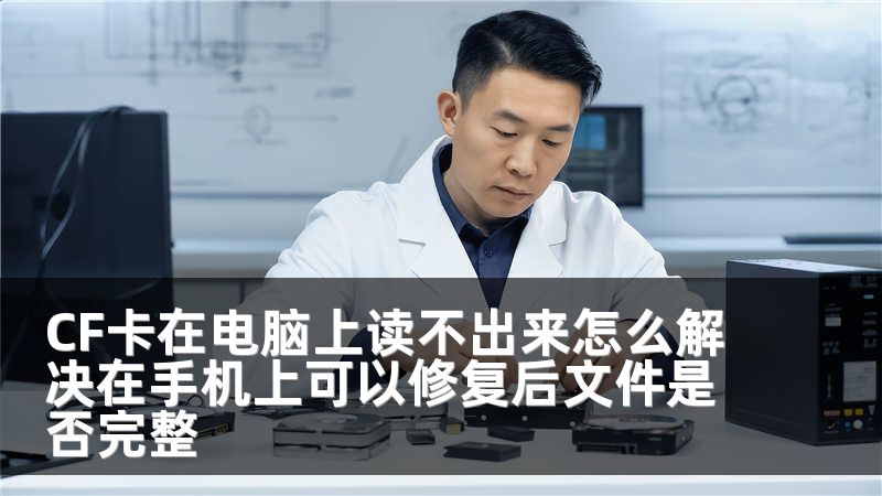 CF卡在电脑上读不出来怎么解决在手机上可以修复后文件是否完整