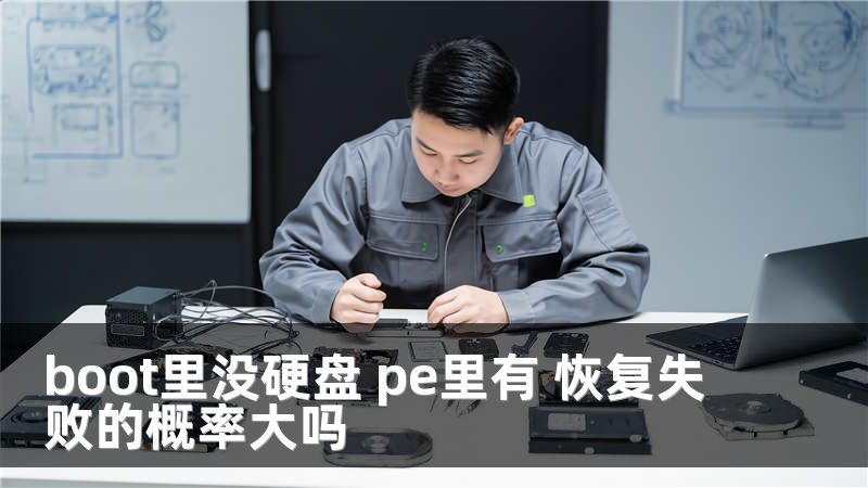 boot里没硬盘 pe里有 恢复失败的概率大吗