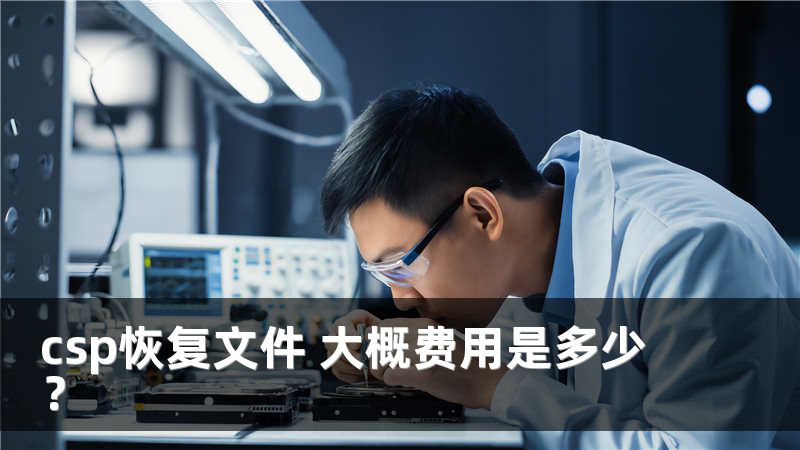 csp恢复文件 大概费用是多少？