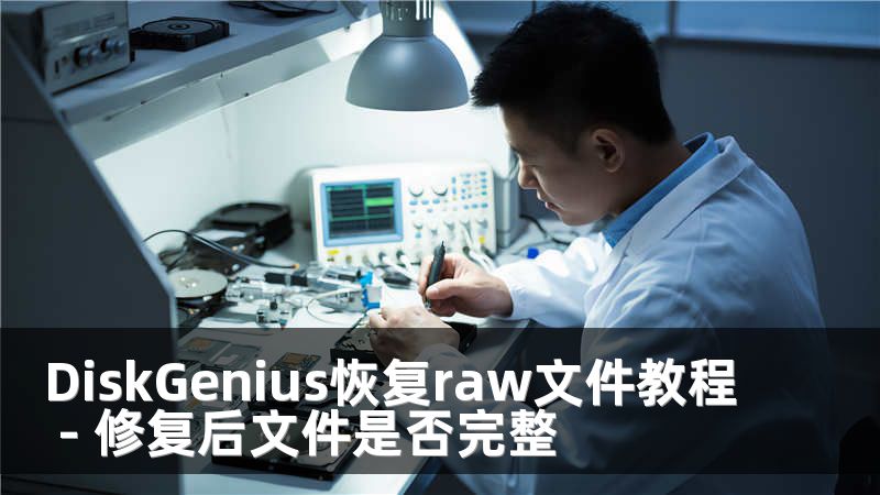 DiskGenius恢复raw文件教程 - 修复后文件是否完整
