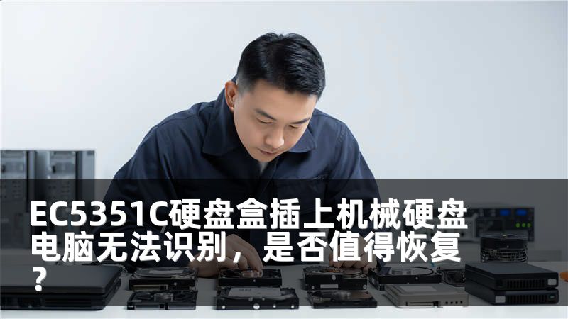 EC5351C硬盘盒插上机械硬盘电脑无法识别，是否值得恢复？