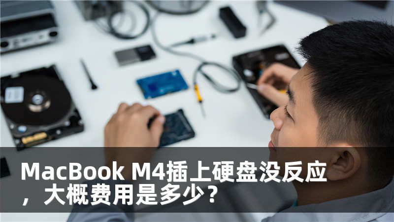 MacBook M4插上硬盘没反应，大概费用是多少？