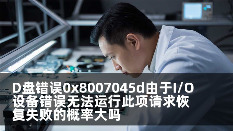 D盘错误0x8007045d由于I/O设备错误无法运行此项请求恢复失败的概率大吗
