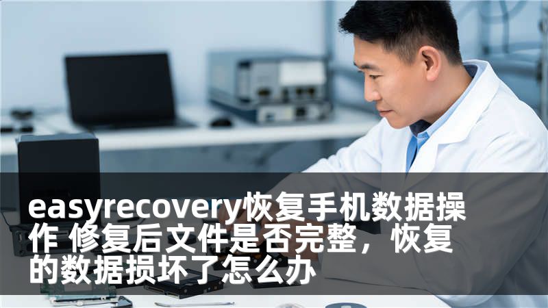 easyrecovery恢复手机数据操作 修复后文件是否完整，恢复的数据损坏了怎么办