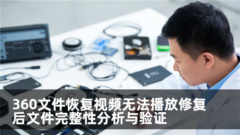 360文件恢复视频无法播放修复后文件完整性分析与验证