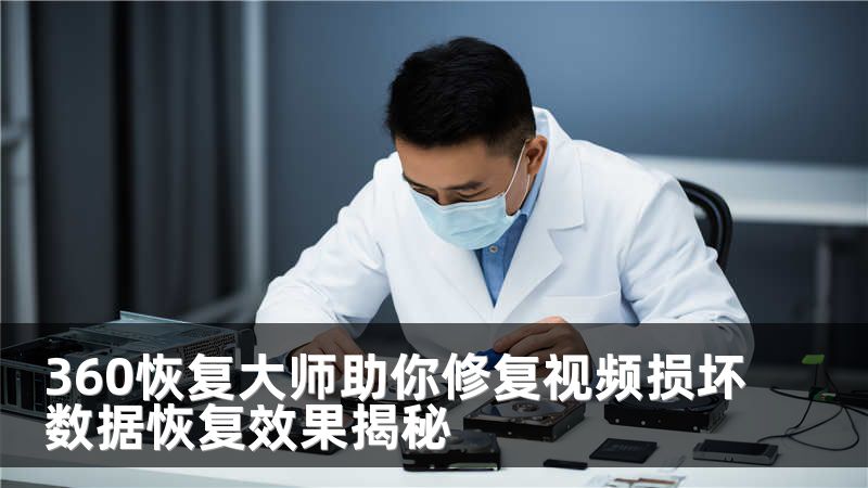 360恢复大师助你修复视频损坏数据恢复效果揭秘