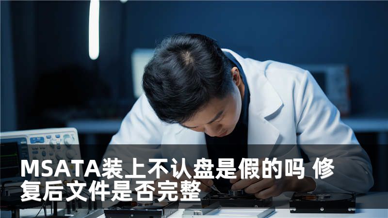 MSATA装上不认盘是假的吗 修复后文件是否完整