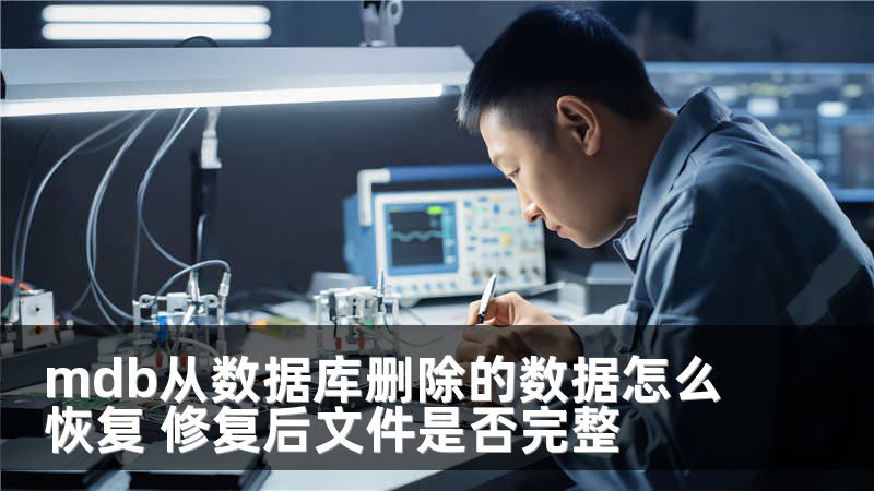 mdb从数据库删除的数据怎么恢复 修复后文件是否完整