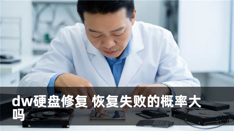 dw硬盘修复 恢复失败的概率大吗