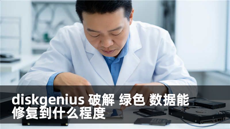 diskgenius 破解 绿色 数据能修复到什么程度