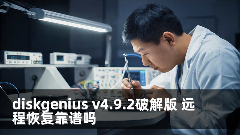 diskgenius v4.9.2破解版 远程恢复靠谱吗