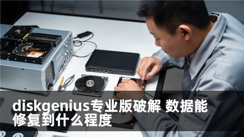 diskgenius专业版破解 数据能修复到什么程度