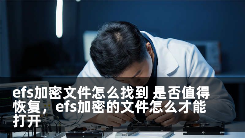 efs加密文件怎么找到 是否值得恢复，efs加密的文件怎么才能打开