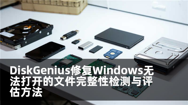 DiskGenius修复Windows无法打开的文件完整性检测与评估方法