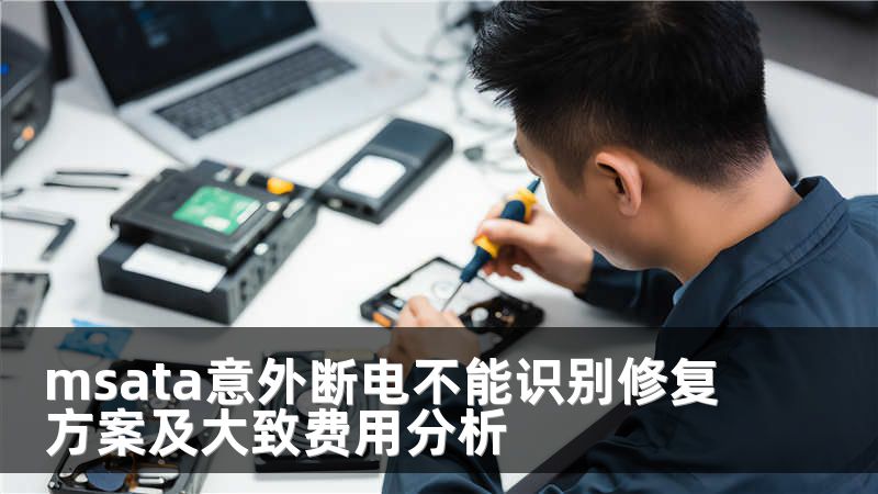 msata意外断电不能识别修复方案及大致费用分析