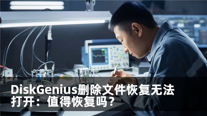 DiskGenius删除文件恢复无法打开：值得恢复吗？