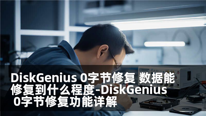 DiskGenius 0字节修复 数据能修复到什么程度-DiskGenius 0字节修复功能详解