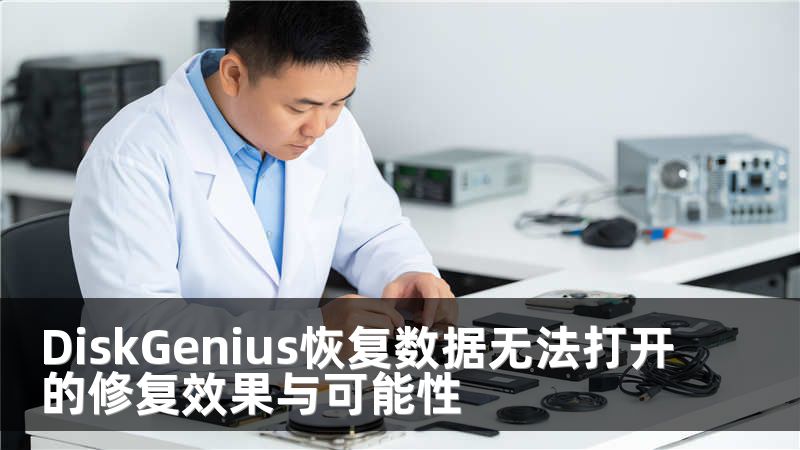 DiskGenius恢复数据无法打开的修复效果与可能性