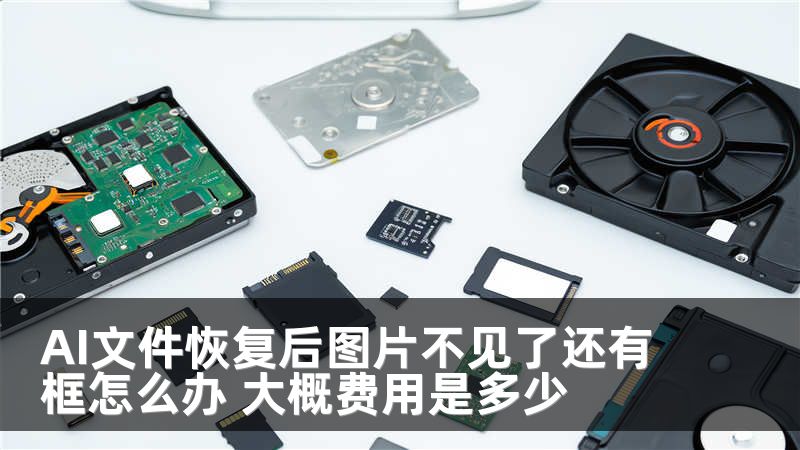 AI文件恢复后图片不见了还有框怎么办 大概费用是多少