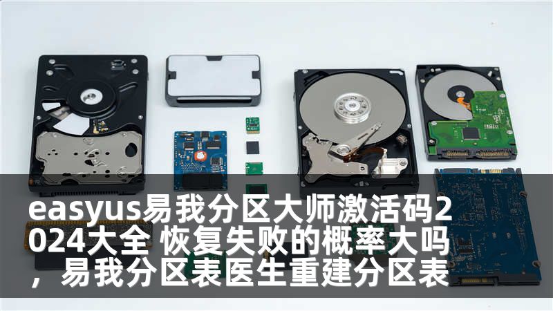 easyus易我分区大师激活码2024大全 恢复失败的概率大吗，易我分区表医生重建分区表