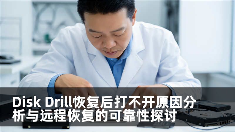 Disk Drill恢复后打不开原因分析与远程恢复的可靠性探讨