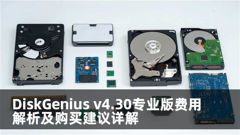 DiskGenius v4.30专业版费用解析及购买建议详解