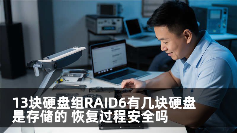 13块硬盘组RAID6有几块硬盘是存储的 恢复过程安全吗
