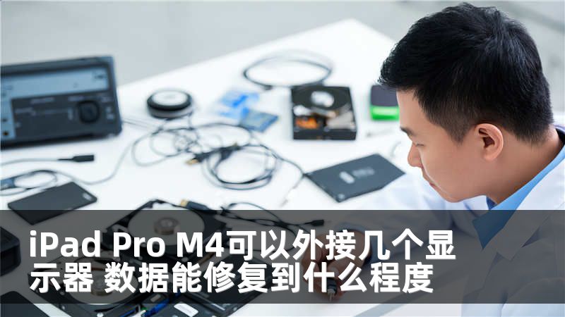 iPad Pro M4可以外接几个显示器 数据能修复到什么程度