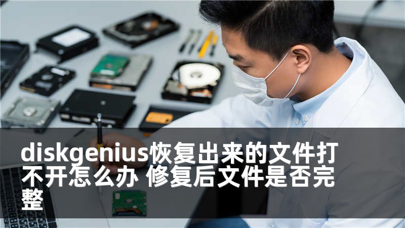 diskgenius恢复出来的文件打不开怎么办 修复后文件是否完整