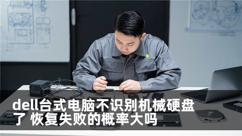 dell台式电脑不识别机械硬盘了 恢复失败的概率大吗