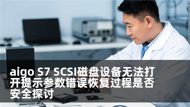 aigo S7 SCSI磁盘设备无法打开提示参数错误恢复过程是否安全探讨